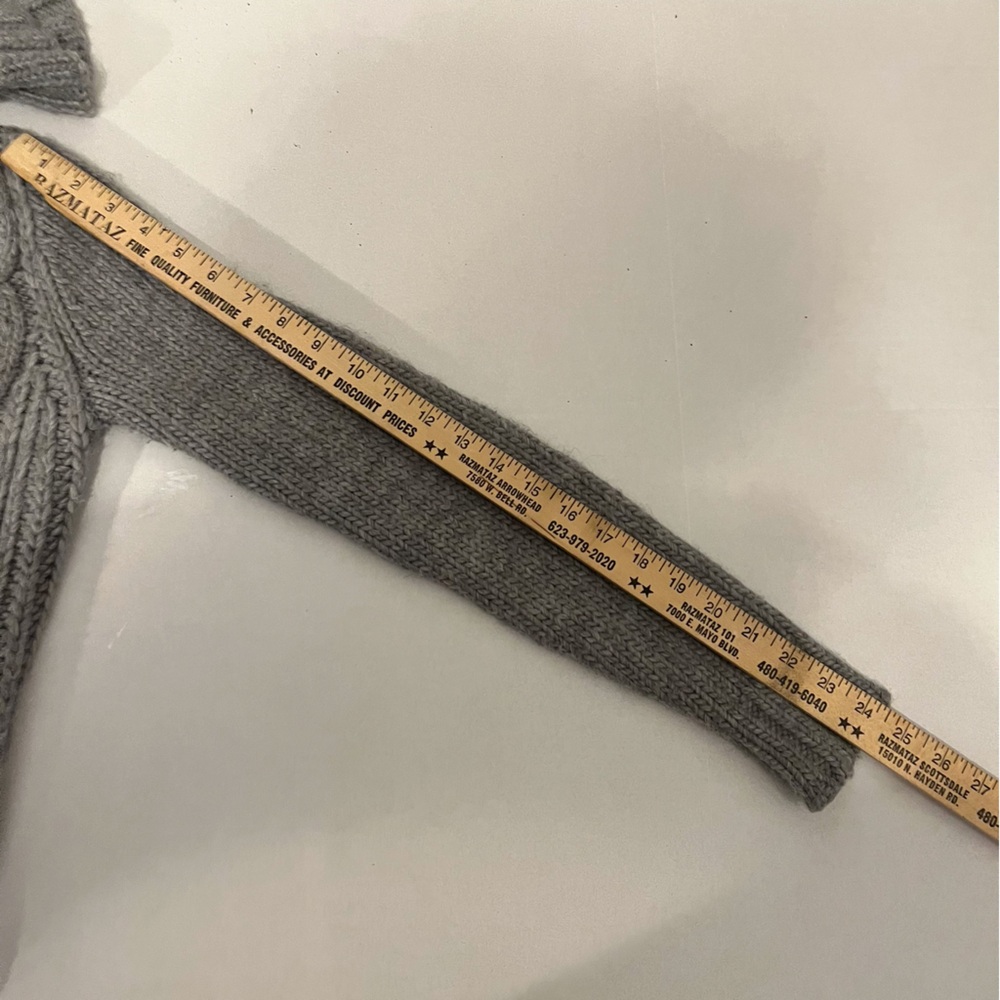 Gap Grey Chunky Long Sleeve Sweater Coat Size XSmall. - Picture 6 of 10